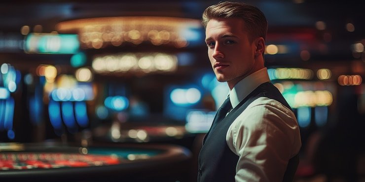 Baccarat betting panel showing player, banker, and tie options on slot gaco